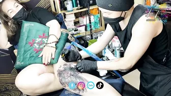 TATTOO xăm cho bà Chị 2 giang hồ bao lầy lội | Lee Thành Đnai #4