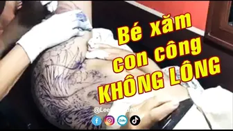 Bé 2k1 xăm phoenix phượng hoàng full body P1 | Lee Thành Đnai