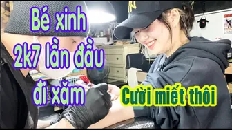 TATTOO Bé cưng 2k3 lên hình siêu xinh | Lee Thành Đnai