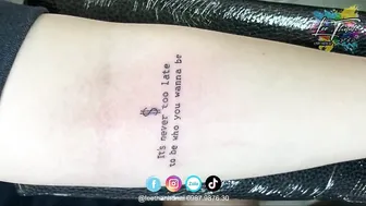 TATTOO Bé cưng 2k3 lên hình siêu xinh | Lee Thành Đnai #4