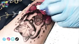 TATTOO bé 2k3 xăm hình muốn làm BA.D GIRL | Lee Thành Đnai #4