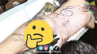 không che Xăm hình gái xinh full body tattoo phoenix | Lee Thành Đnai #2