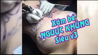 TATTOO xăm bưởi cho bé 2k3 hình mandalas | Lee Thành Đnai #1