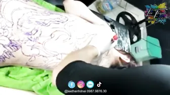 TATTOO khongche xăm full người full HD | Lee Thành Đnai #3