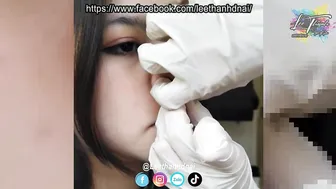 XỎ KHUYÊN dấu khuyên mũi xỏ Septum piercing | Lee Thành Đnai #3