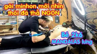 TATTOO bé 2k2 xăm đẹp Mandalas | Lee Thành ĐNai