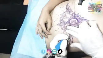 TATTOO bé xinh 2k 3 xăm nguz hình full mandalas | Lee Thành Đnai #3