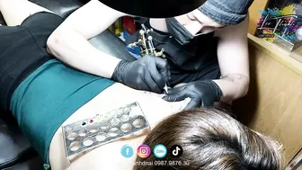 TATTOO single mom hình xăm mẹ bồng con | Lee Thành ĐNai #2