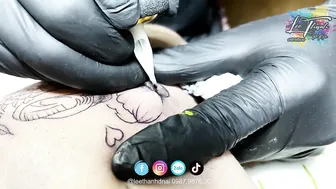 TATTOO single mom hình xăm mẹ bồng con | Lee Thành ĐNai #3