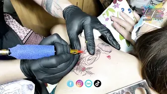 TATTOO single mom hình xăm mẹ bồng con | Lee Thành ĐNai #4