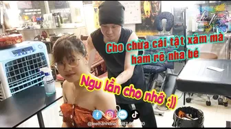 XĂM HÌNH con bé NGU cái tật ham rẽ không bỏ giờ bỏ tiền x2 để sửa hình | Lee Thành Đnai