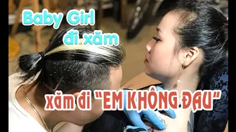 TATTOO Hot Girl lạnh lùng xăm ngực hoa poppy | Lee Thành ĐNai