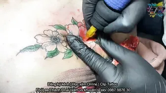 TATTOO Xăm ngực em la thốn bé xinh 2k3 | Lee Thành ĐNai #3