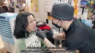 PIERCING Xỏ lưỡi bao phê | Lee Thành ĐNai #2