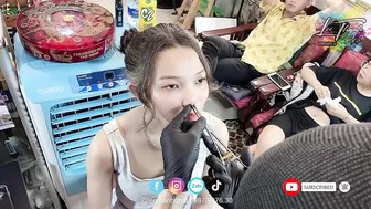 PIERCING Xỏ khuyên pé siêu qậy 2k3 | Lee Thành Đnai #3