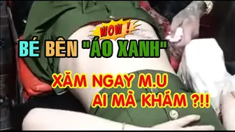 TATTOO 2k3 bé ÁO XANH xăm M U có gì hot | Lee Thành Đnai