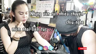 Bé xinh 2k dân play Sgòn vừa uống bia vừa xăm mới chất | Lee Thành Đnai #2