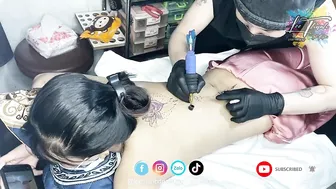 TATTOO Bé 2k2 xăm hình cực chất Mandalas tattoo | Lee Thành ĐNai #3