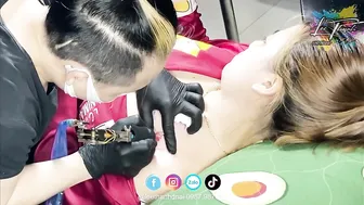 TATTOO Xăm mà tức cái lồng ngực bé 2k | Lee Thành ĐNai #2