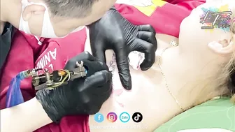 TATTOO Xăm mà tức cái lồng ngực bé 2k | Lee Thành ĐNai #3