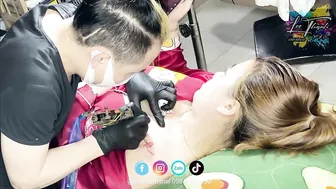 TATTOO Xăm mà tức cái lồng ngực bé 2k | Lee Thành ĐNai #4