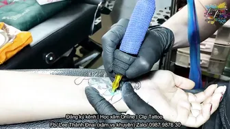 TATTOO Xăm 3D chibi Stitch lên cực đĩnh | Lee Thành ĐNai #3