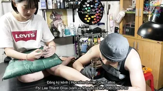 TATTOO xăm bé xinh mặt cưng | Lee Thành ĐNai #2