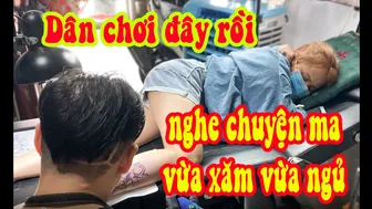 xăm hình bé heo 2k nằm ngủ không biết gì | Lee Thành Tats&Pies