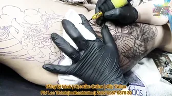 Xăm hình phượng hoàng tung cánh cho bé xinh 2k2 phoenix tattoo | Lee Thành Tats&Pies #3