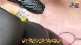 xăm hình cực chất | tattoo dây chuyền kỳ lân nhật cổ đẹp| Lee Thành Tats&Pies #3