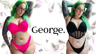 George @Asda Lingerie | Try On for Curvy Models