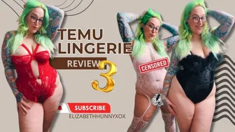 Mini Temu Lingerie Try On & Review | Part Three