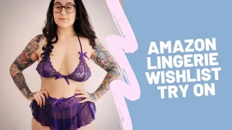 Amazon Wishlist | Lingerie Try On