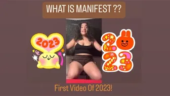 #howto Manifest !!! FIRST VIDEO OF 2023!!!!