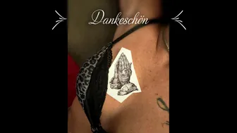 Best Creative Temporary Tattoos: Dankeschön ????????