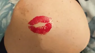 Temporary Tattoo: Red Kiss #4