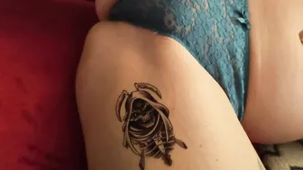 Temporary Tattoo: Reaper Skull #4