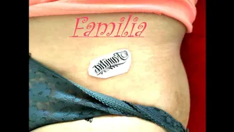 Temporary Tattoo: Familia