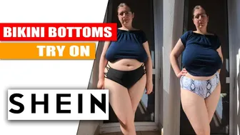 Plus Size Bikini Bottoms from Shein TryOn | No Bra