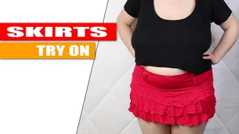 Skirts try on | No Bra