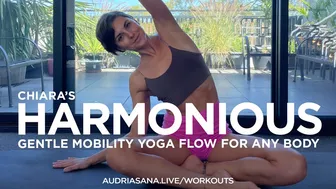 Chiara's Yoga Mobility For Every Body Audriasana.live/workouts