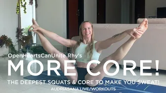 MORE CORE! @rhyannawatson Leads us in the most wonderful Yoga