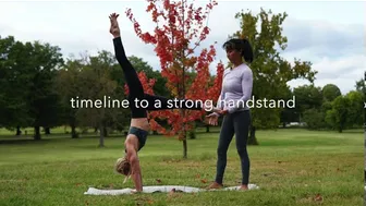 Timeline To A Strong Handstand | Audri&Asana