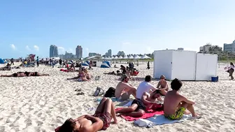 ♥️♥️♥️♥️ Sunny day at MIAMI BEACH ♥️♥️ Bikini Beach walk !! #3