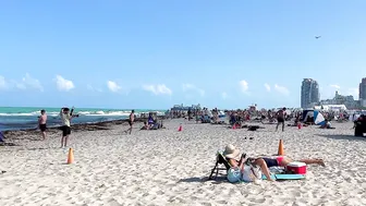 ♥️♥️♥️♥️ Sunny day at MIAMI BEACH ♥️♥️ Bikini Beach walk !! #4