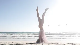 Headstand with the Birds #2