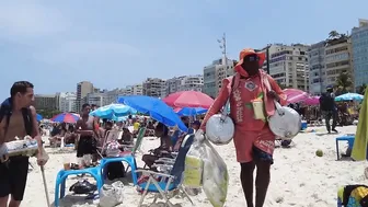 ♥️♥️♥️♥️ RIO DE JANEIRO BEACH | Copacabana| Brazil, Summer 2023 4K UHD #3