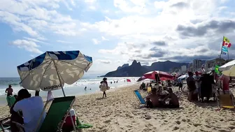 BRAZIL ♥️♥️♥️♥️ IPANEMA Beach ⛱️ Rio de Janeiro 2023 4K video #4