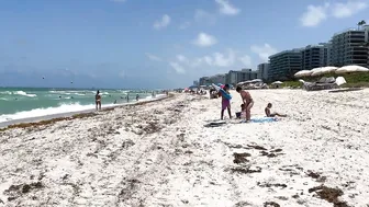 4K VIDEO BEACH WALK Surfside Miami Beach Florida USA Travel #2