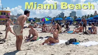 MIAMI Beach walk 2021 South Florida USA 4k video TRAVEL vlog